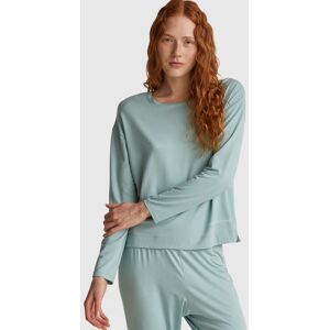 United Colors of Benetton Benetton, Long Sleeve T-shirt In Stretch Modal, Aqua, Women United Colors of Benetton Benetton, Long Sleeve T-shirt In Stretch Modal, Aqua, Women