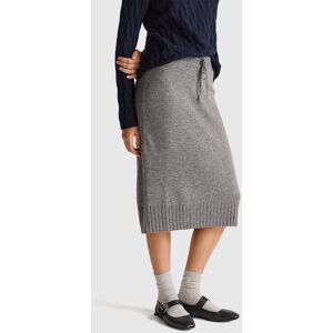 United Colors of Benetton Benetton, Cashmere Blend Midi Skirt, Dark Gray, Women United Colors of Benetton Benetton, Cashmere Blend Midi Skirt, Dark Gray, Women