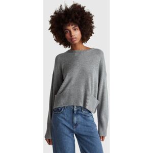United Colors of Benetton Benetton, Sweater In Wool And Viscose Blend, Gray, Women United Colors of Benetton Benetton, Sweater In Wool And Viscose Blend, Gray, Women