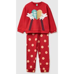 United Colors of Benetton Benetton, ©disney Christmas Pyjamas, Red, Kids United Colors of Benetton Benetton, ©disney Christmas Pyjamas, Red, Kids