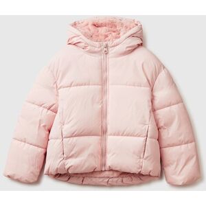 United Colors of Benetton Benetton, Padded Jacket With Hood, Pink, Kids United Colors of Benetton Benetton, Padded Jacket With Hood, Pink, Kids