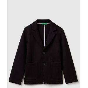 United Colors of Benetton Benetton, Blazer In Viscose Blend, Black, Kids United Colors of Benetton Benetton, Blazer In Viscose Blend, Black, Kids