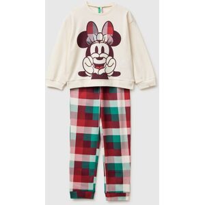 United Colors of Benetton Benetton, Minnie Mouse ©disney Christmas Pyjamas, Creamy White, Kids United Colors of Benetton Benetton, Minnie Mouse ©disney Christmas Pyjamas, Creamy White, Kids