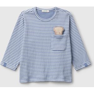 United Colors of Benetton Benetton, T-shirt With Pocket And Patch, Bright Blue, Kids United Colors of Benetton Benetton, T-shirt With Pocket And Patch, Bright Blue, Kids