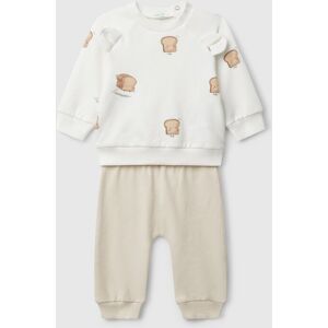 United Colors of Benetton Benetton, Sweat Set With Print, Creamy White, Kids United Colors of Benetton Benetton, Sweat Set With Print, Creamy White, Kids