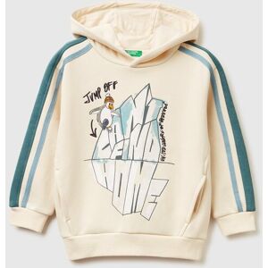 United Colors of Benetton Benetton, Oversized Hoodie, Creamy White, Kids United Colors of Benetton Benetton, Oversized Hoodie, Creamy White, Kids
