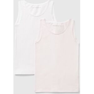 United Colors of Benetton Benetton, Two Tank Tops In Stretch Cotton, Multi-color, Kids United Colors of Benetton Benetton, Two Tank Tops In Stretch Cotton, Multi-color, Kids