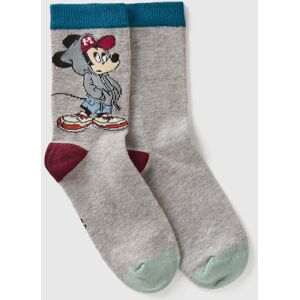 United Colors of Benetton Benetton, ©disney Mickey Mouse Socks, Light Gray, Kids United Colors of Benetton Benetton, ©disney Mickey Mouse Socks, Light Gray, Kids