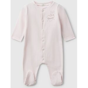 United Colors of Benetton Benetton, Onesie With Bunny Print, Pink, Kids United Colors of Benetton Benetton, Onesie With Bunny Print, Pink, Kids