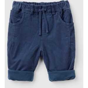 United Colors of Benetton Benetton, Corduroy Trousers With Drawstring, Dark Blue, Kids United Colors of Benetton Benetton, Corduroy Trousers With Drawstring, Dark Blue, Kids