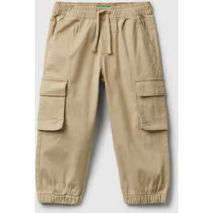 United Colors of Benetton Benetton, Cargo Trousers With Drawstring, Beige, Kids United Colors of Benetton Benetton, Cargo Trousers With Drawstring, Beige, Kids