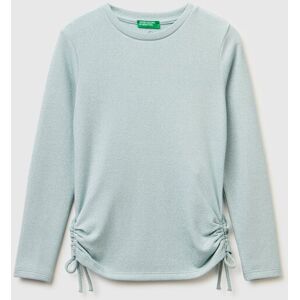 United Colors of Benetton Benetton, T-shirt In Viscose And Lurex, Aqua, Kids United Colors of Benetton Benetton, T-shirt In Viscose And Lurex, Aqua, Kids