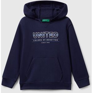 United Colors of Benetton Benetton, Hoodie With Pocket And Hood, Dark Blue, Kids United Colors of Benetton Benetton, Hoodie With Pocket And Hood, Dark Blue, Kids