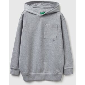 United Colors of Benetton Benetton, Oversized Sweatshirt With Bold Print, Light Gray, Kids United Colors of Benetton Benetton, Oversized Sweatshirt With Bold Print, Light Gray, Kids