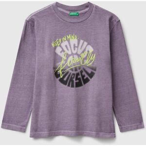 United Colors of Benetton Benetton, T-shirt With Slogan Print, Kids United Colors of Benetton Benetton, T-shirt With Slogan Print, Kids