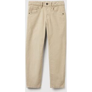United Colors of Benetton Benetton, Slim Fit Stretch Velvet Trousers, Beige, Kids United Colors of Benetton Benetton, Slim Fit Stretch Velvet Trousers, Beige, Kids