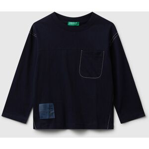 Benetton Long Sleeve T-shirt Dark Blue - T-shirt Benetton Long Sleeve T-shirt Dark Blue - T-shirt