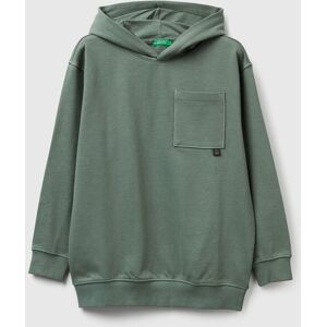United Colors of Benetton Benetton, Oversized Sweatshirt With Bold Print, Military Green, Kids United Colors of Benetton Benetton, Oversized Sweatshirt With Bold Print, Military Green, Kids