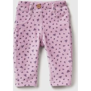 United Colors of Benetton Benetton, Trousers With Chenille Pattern Print, Pink, Kids United Colors of Benetton Benetton, Trousers With Chenille Pattern Print, Pink, Kids