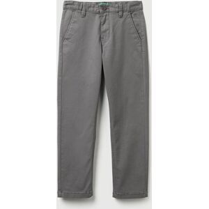 United Colors of Benetton Benetton, Slim Fit Chinos In Stretch Cotton, Dark Gray, Kids United Colors of Benetton Benetton, Slim Fit Chinos In Stretch Cotton, Dark Gray, Kids