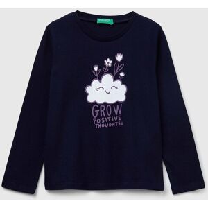 United Colors of Benetton Benetton, Regular Fit T-shirt With Print, Dark Blue, Kids United Colors of Benetton Benetton, Regular Fit T-shirt With Print, Dark Blue, Kids