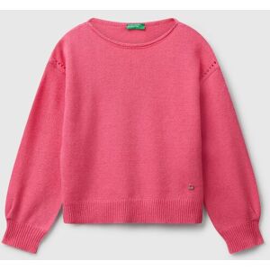 United Colors of Benetton Benetton, Sweater In Viscose Blend, Fuchsia, Kids United Colors of Benetton Benetton, Sweater In Viscose Blend, Fuchsia, Kids