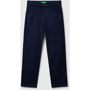 United Colors of Benetton Benetton, Stretch Cotton Trousers, Dark Blue, Kids United Colors of Benetton Benetton, Stretch Cotton Trousers, Dark Blue, Kids