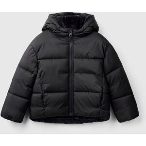 United Colors of Benetton Benetton, Padded Jacket With Hood, Black, Kids United Colors of Benetton Benetton, Padded Jacket With Hood, Black, Kids