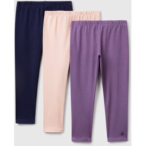 Benetton Model - Kids Multi-color Stretch Cotton Leggings Set Benetton Model - Kids Multi-color Stretch Cotton Leggings Set