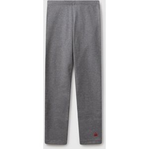 United Colors of Benetton Benetton, Stretch Cotton Leggings With Logo, Dark Gray, Kids United Colors of Benetton Benetton, Stretch Cotton Leggings With Logo, Dark Gray, Kids