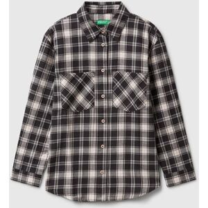 United Colors of Benetton Benetton, Check Shirt With Pockets, Multi-color, Kids United Colors of Benetton Benetton, Check Shirt With Pockets, Multi-color, Kids