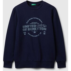 Benetton Dark Blue Kids Cotton Sweatshirt - Sweatshirt Benetton Dark Blue Kids Cotton Sweatshirt - Sweatshirt