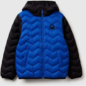 United Colors of Benetton Benetton, Padded Jacket With Hood, Blue, Kids United Colors of Benetton Benetton, Padded Jacket With Hood, Blue, Kids