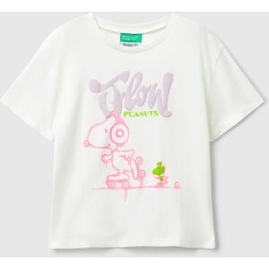 Benetton T-shirt Peanuts Print Creamy White Kids - T-shirt Benetton T-shirt Peanuts Print Creamy White Kids - T-shirt