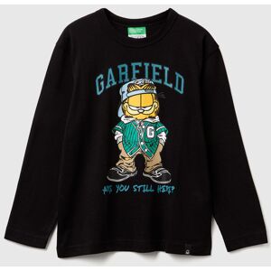 United Colors of Benetton Benetton, T-shirt Featuring Garfield ©2025 By Paws, Inc., Black, Kids United Colors of Benetton Benetton, T-shirt Featuring Garfield ©2025 By Paws, Inc., Black, Kids