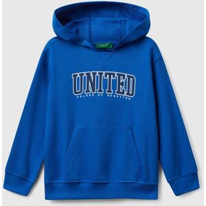 United Colors of Benetton Benetton, Hoodie With Pocket And Hood, Bright Blue, Kids United Colors of Benetton Benetton, Hoodie With Pocket And Hood, Bright Blue, Kids