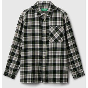 United Colors of Benetton Benetton, Plaid Shirt In 100% Cotton, Beige, Kids United Colors of Benetton Benetton, Plaid Shirt In 100% Cotton, Beige, Kids