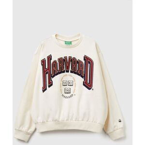 United Colors of Benetton Benetton, ©harvard University Sweatshirt, Creamy White, Kids United Colors of Benetton Benetton, ©harvard University Sweatshirt, Creamy White, Kids