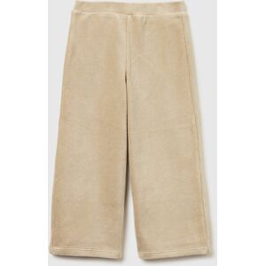 United Colors of Benetton Benetton, Wide Chenille Trousers, Beige, Kids United Colors of Benetton Benetton, Wide Chenille Trousers, Beige, Kids