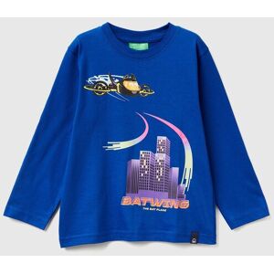 United Colors of Benetton Benetton, T-shirt Featuring Batwheels ©&™; Dc And Wbei, Bright Blue, Kids United Colors of Benetton Benetton, T-shirt Featuring Batwheels ©&™; Dc And Wbei, Bright Blue, Kids