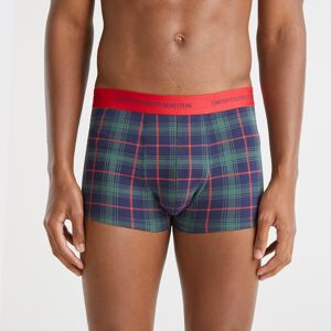 United Colors of Benetton Benetton, Green And Blue Tartan Boxers, Green, Men United Colors of Benetton Benetton, Green And Blue Tartan Boxers, Green, Men