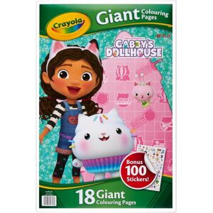 XS-Stock.com Ltd Crayola 18 Giant Colouring Pages with 100 Stickers 33 x 49cm - Gabby's Dollhouse XS-Stock.com Ltd Crayola 18 Giant Colouring Pages with 100 Stickers 33 x 49cm - Gabby's Dollhouse