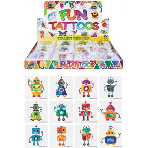 Party Perfecto 72 Robot Temporary Tattoos Party Perfecto 72 Robot Temporary Tattoos