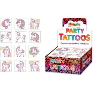 Party Perfecto 72 Unicorn Temporary Tattoos Party Perfecto 72 Unicorn Temporary Tattoos