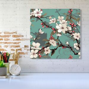 WRT Ltd Pink Blossom Asian Design Canvas - Large 30" x 30" WRT Ltd Pink Blossom Asian Design Canvas - Large 30" x 30"