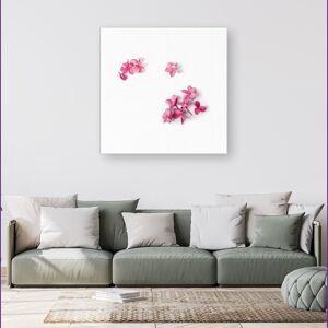 WRT Ltd Pink Frangipani Flowers Canvas - Small 10" x 10" WRT Ltd Pink Frangipani Flowers Canvas - Small 10" x 10"