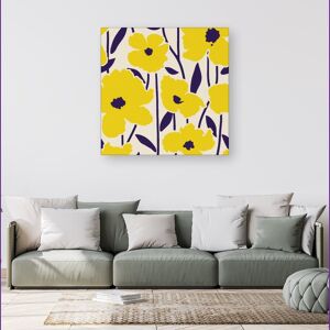 WRT Ltd Vintage Tropical Flowers Canvas - Small 10" x 10" WRT Ltd Vintage Tropical Flowers Canvas - Small 10" x 10"