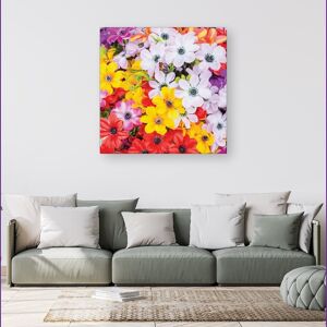 WRT Ltd Spring Flowers Canvas - Small 10" x 10" WRT Ltd Spring Flowers Canvas - Small 10" x 10"