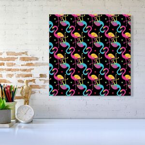 WRT Ltd Vivid Flamingo Pattern Canvas - Large 30" x 30" WRT Ltd Vivid Flamingo Pattern Canvas - Large 30" x 30"