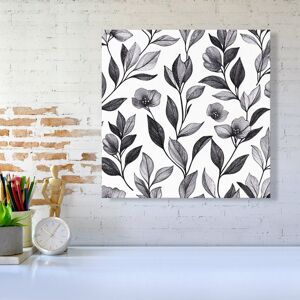 WRT Ltd Hand Drawn Leaves And Flowers Canvas - Medium 16" x 16" WRT Ltd Hand Drawn Leaves And Flowers Canvas - Medium 16" x 16"